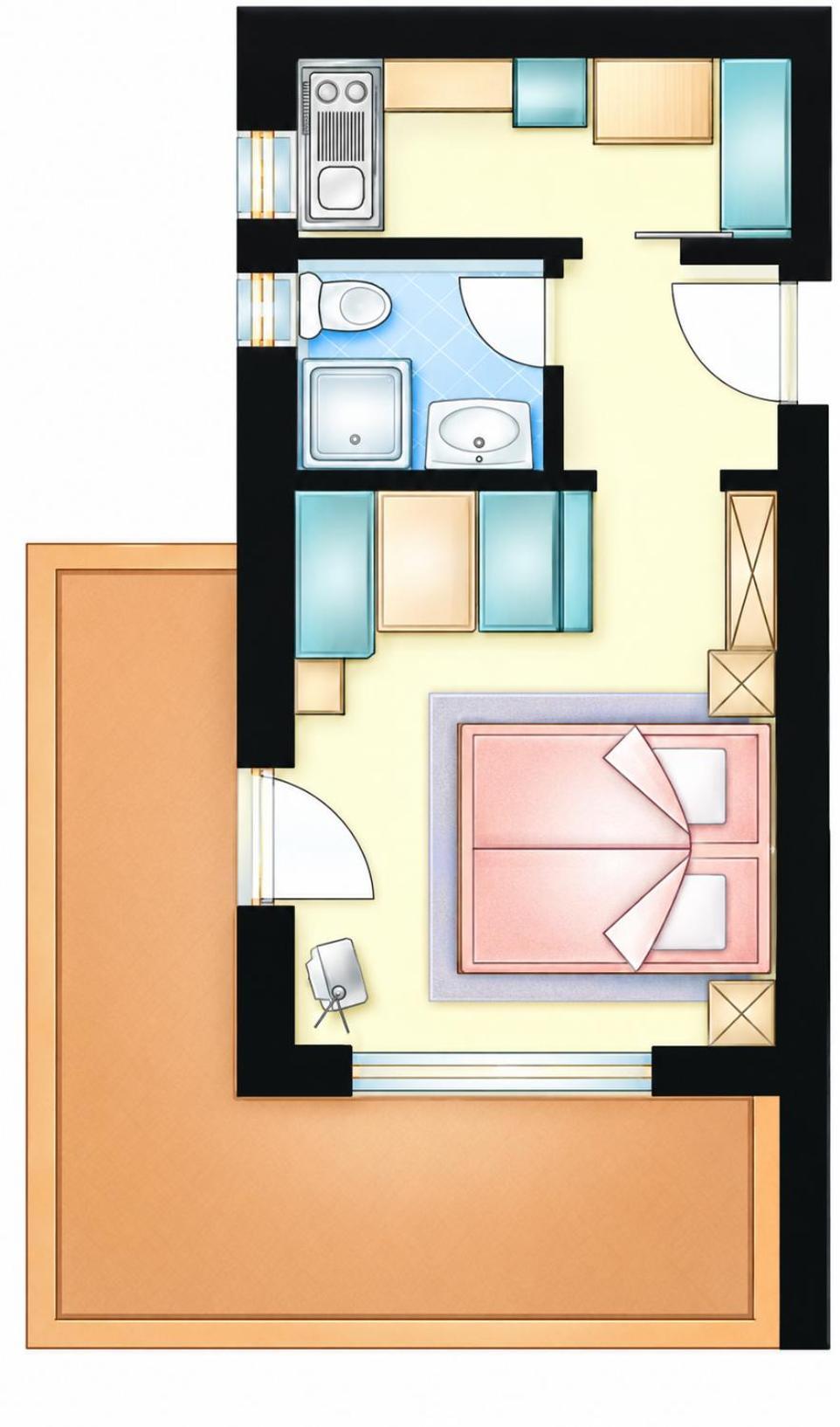 Studio Apartment